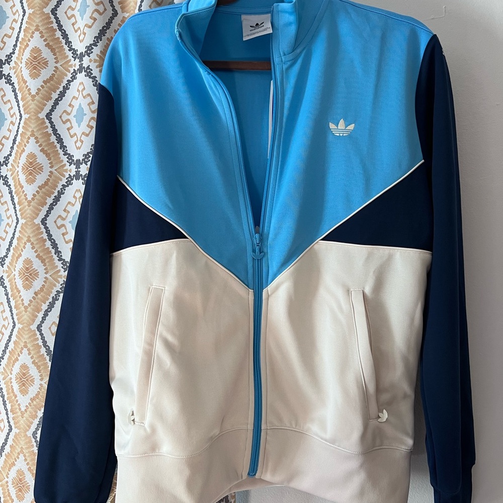 Adidas Light Blue Track Jacket
